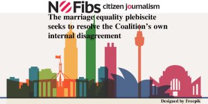 The marriage equality plebiscite seeks to resolve the Coalition’s own internal disagreement